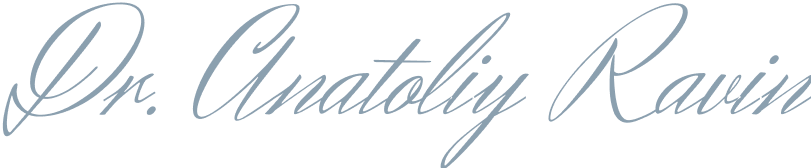 Dr. Anatoliy Ravin A cursive form of the name Dr. Anatoliy Ravin