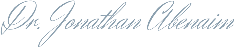 Dr. Jonathan Abenaim A cursive form of the name Dr. Jonathan Abenaim