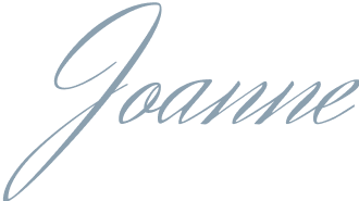 Joanne A cursive form of the name Joanne.