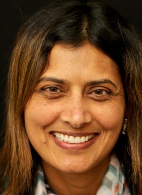 Dr. Vishali is smiling