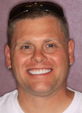 John is smiling